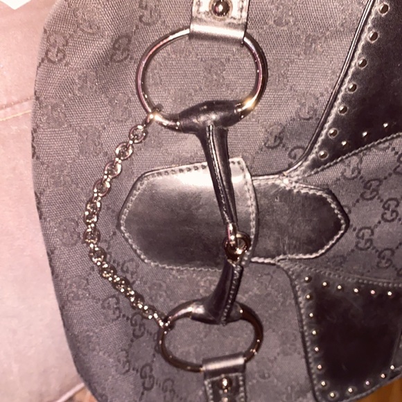 ✨🌹✨AUTHENTIC🌹✨WORN ONCE✨🌹VINTAGE GUCCI BAG🌹✨ROCKSTAR GODDESS STYLE✨🌹✨ - Picture 13 of 14